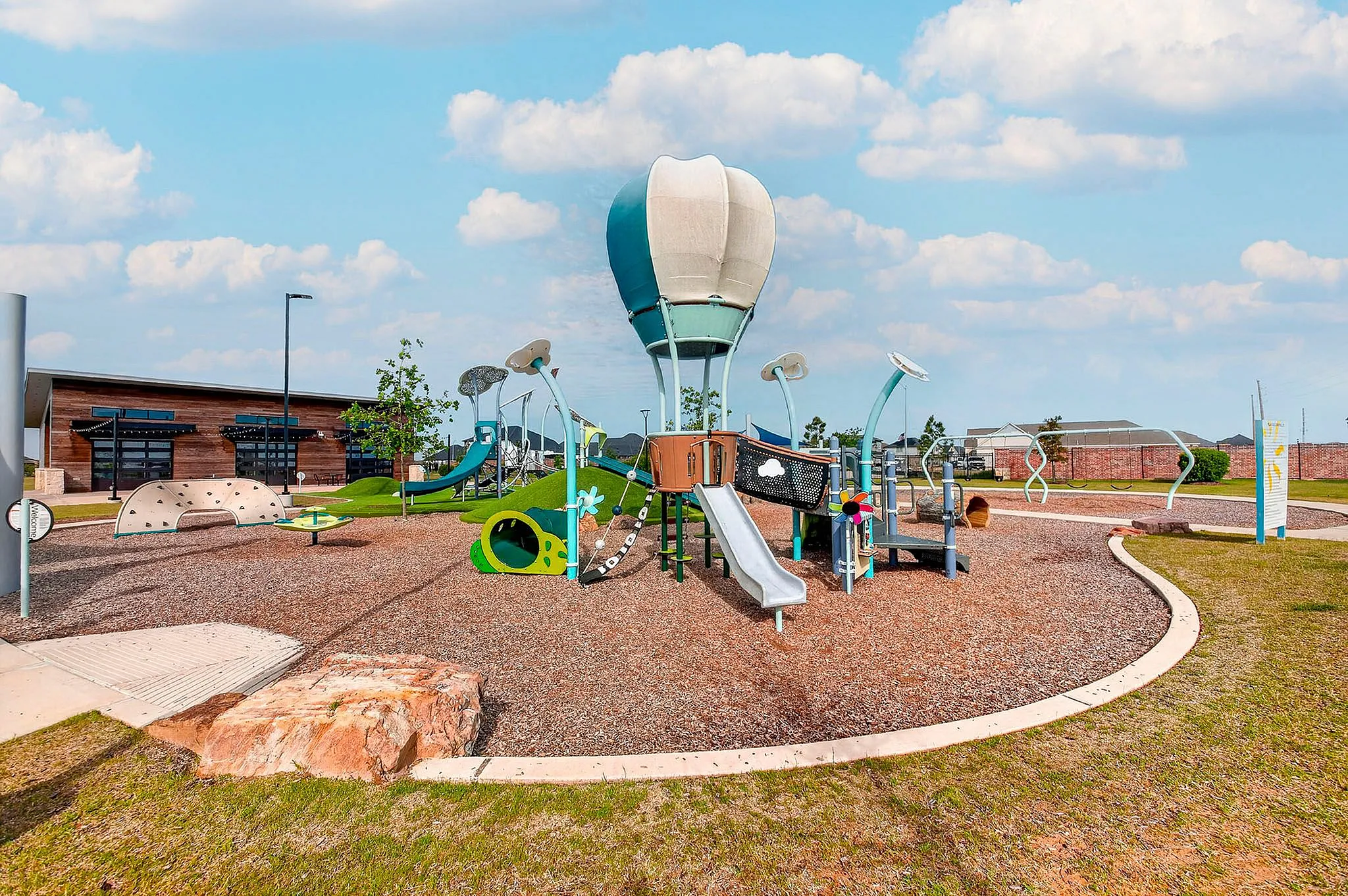 playground with slide