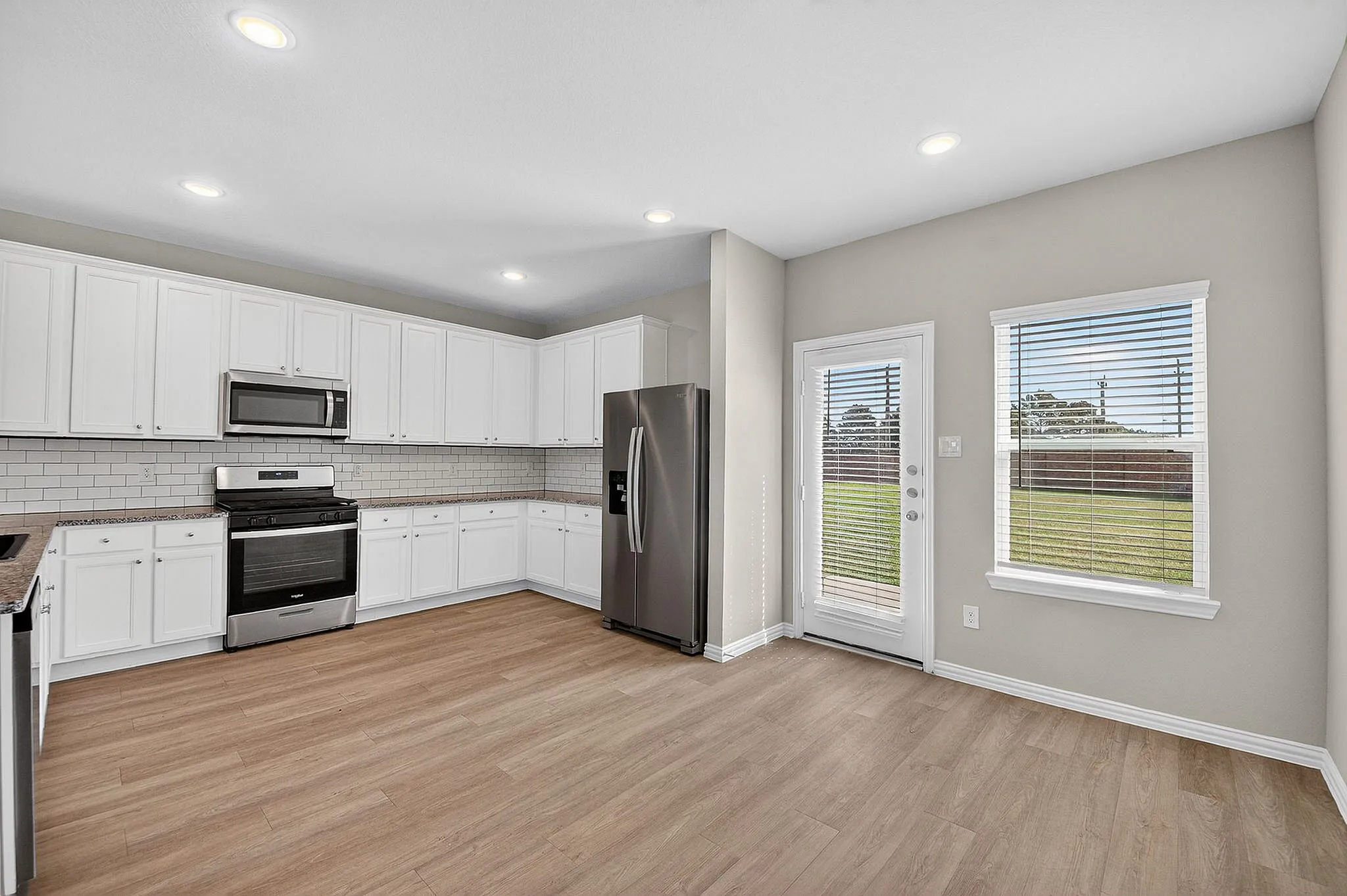 large open kitchen