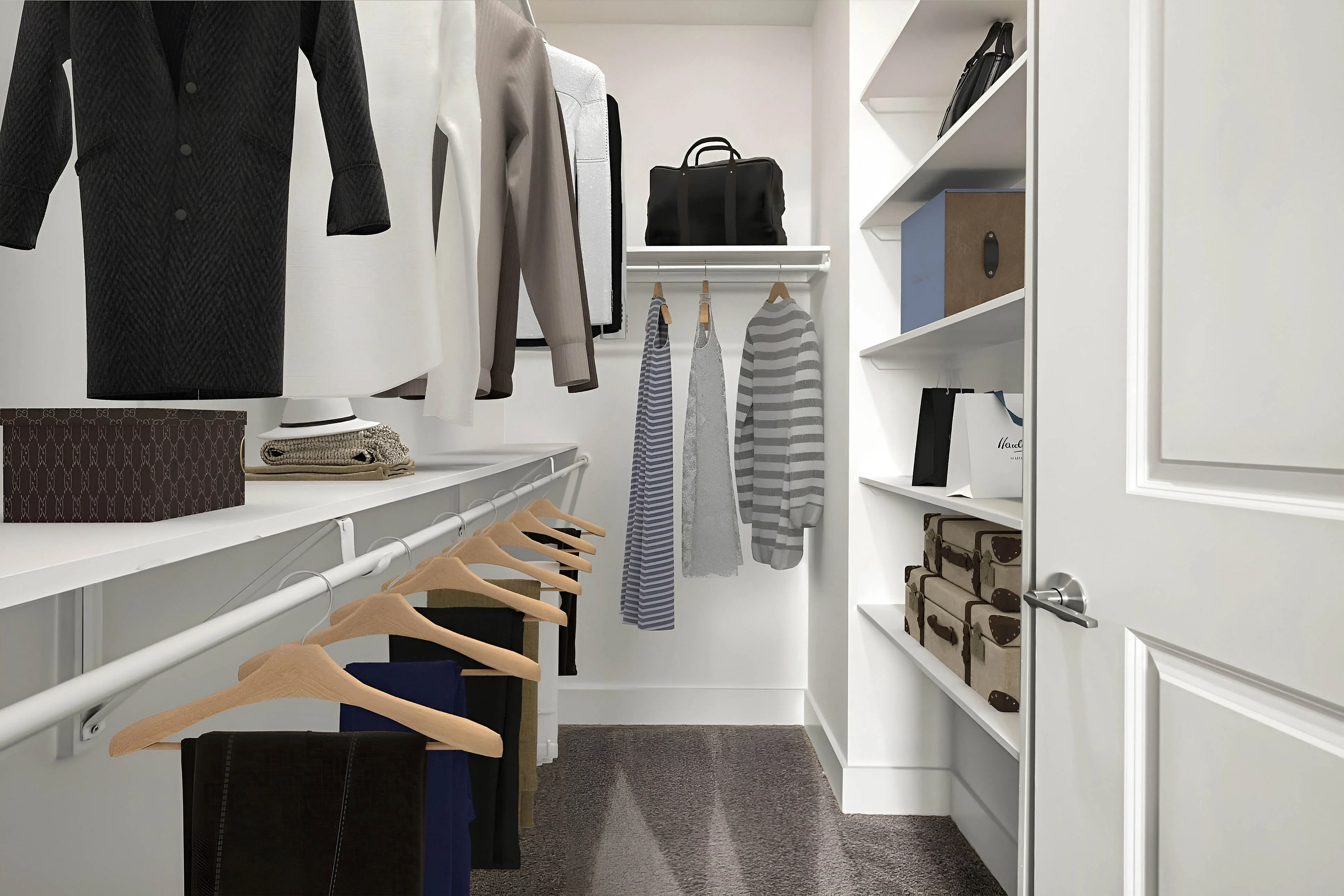 primary walk in closet