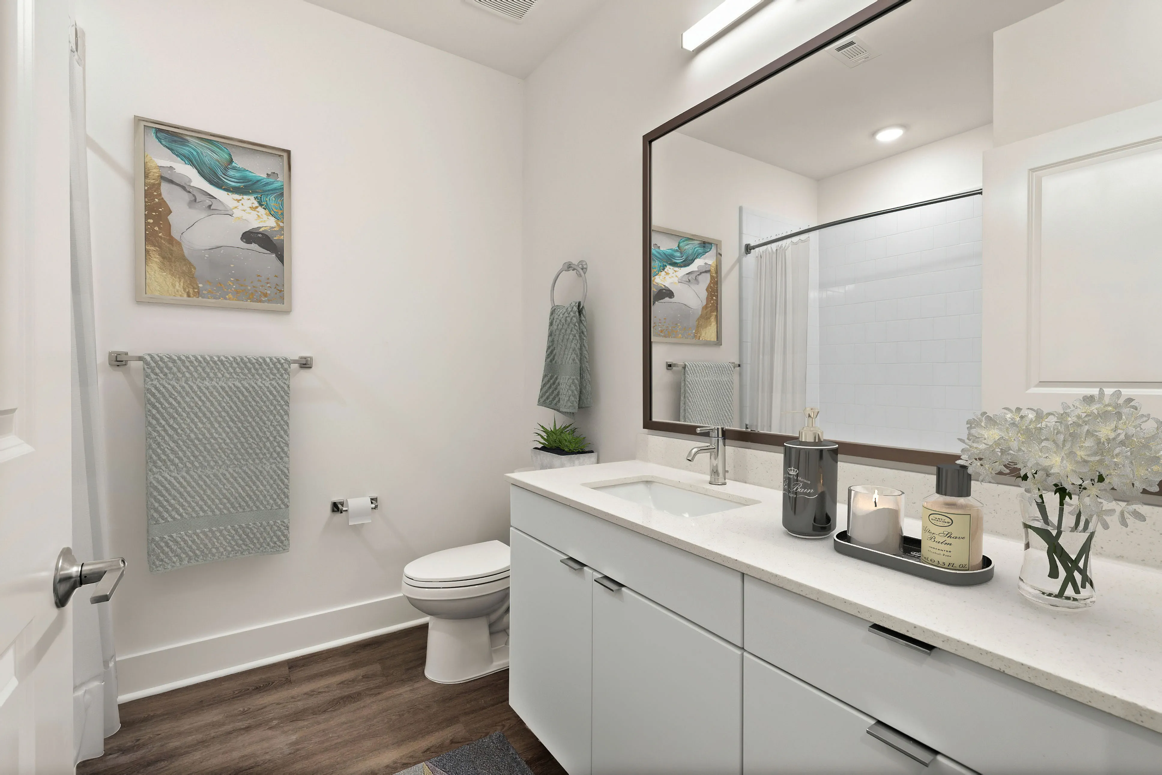 bathroom with spacious vanity