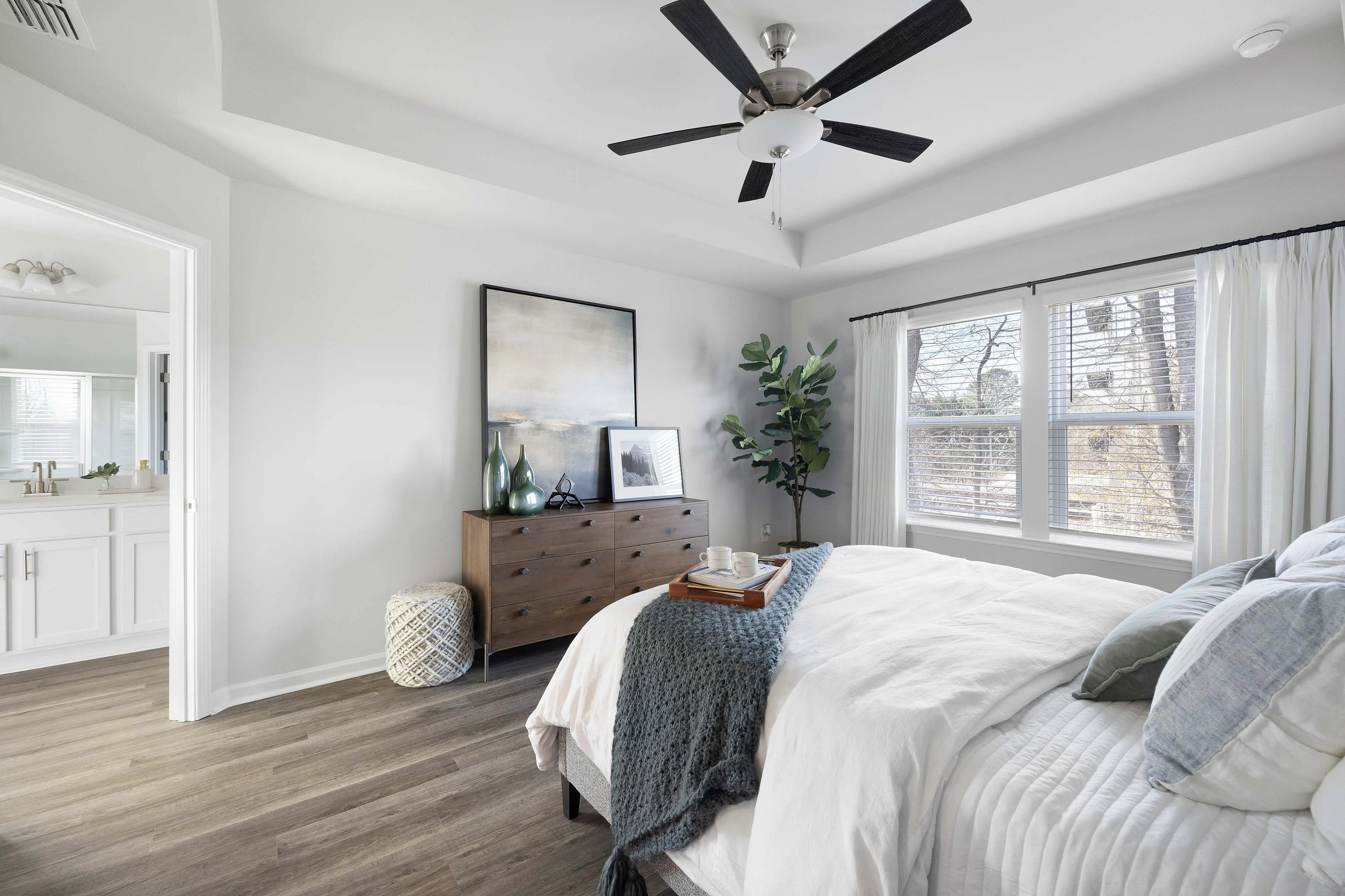 main bedroom with natural lighting