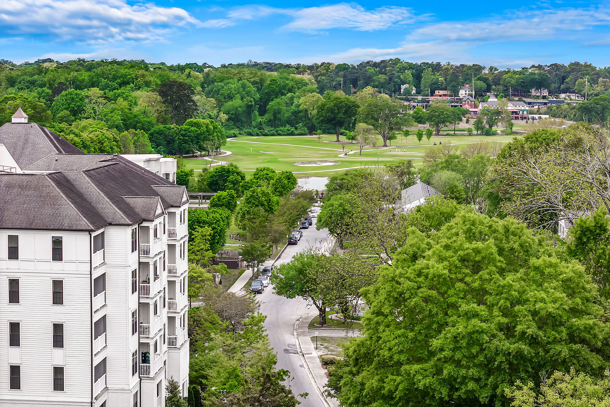 The Jane community overlooking the golf course