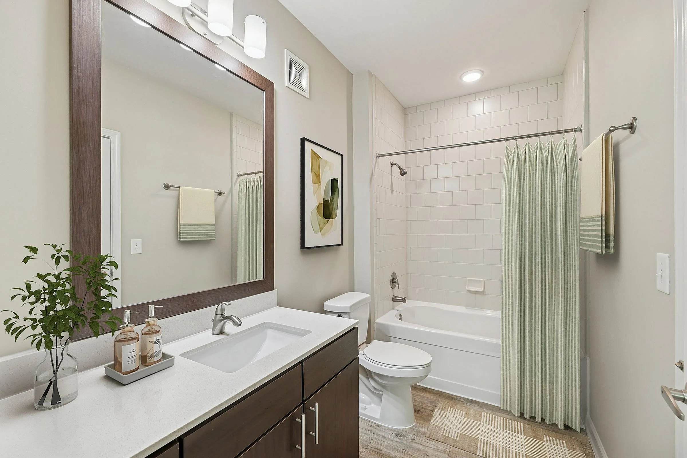 Bathroom with tub