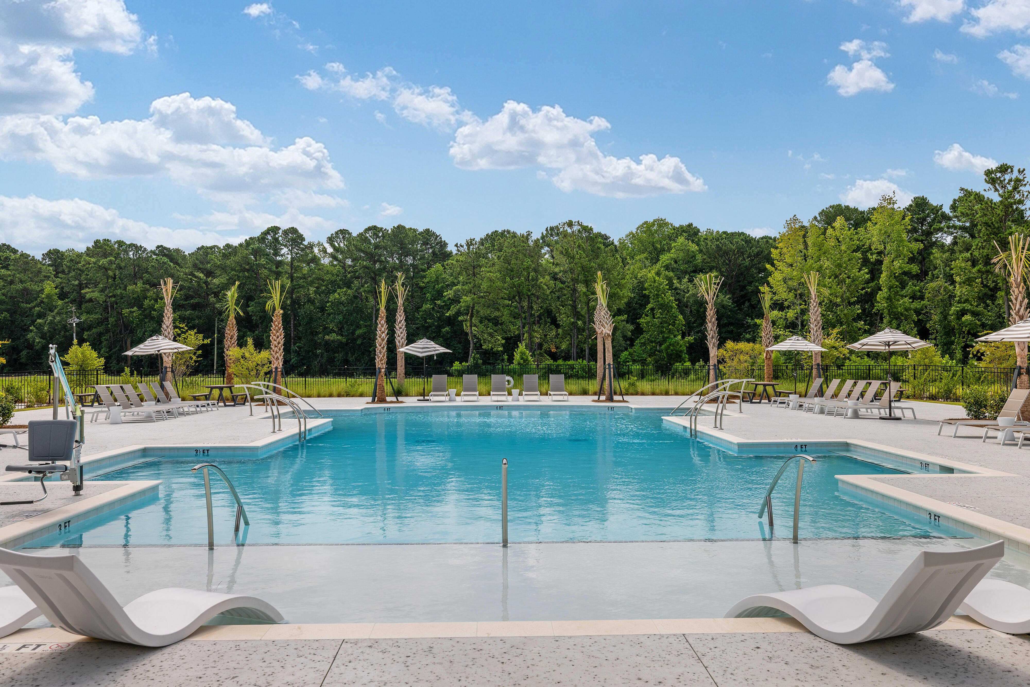 resort style pool