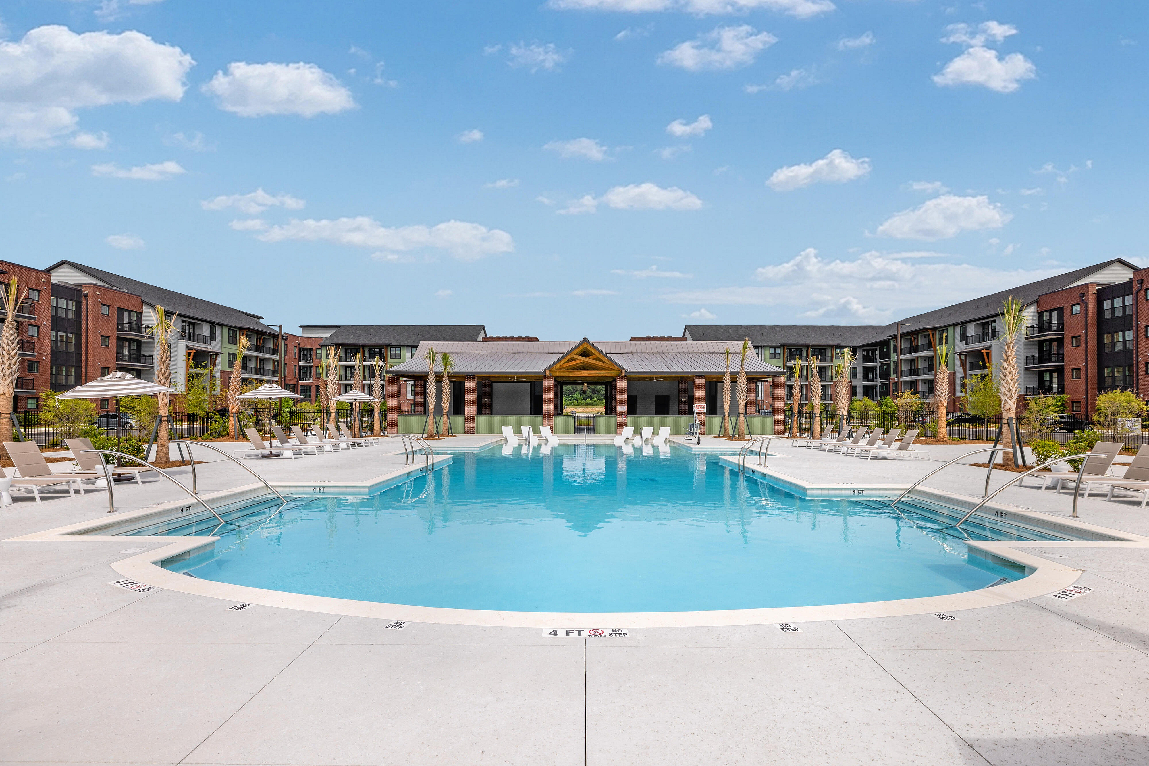 resort style pool