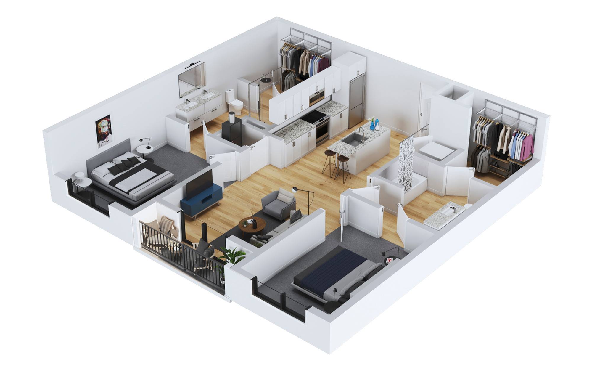 B04 2 Bed Apartment The