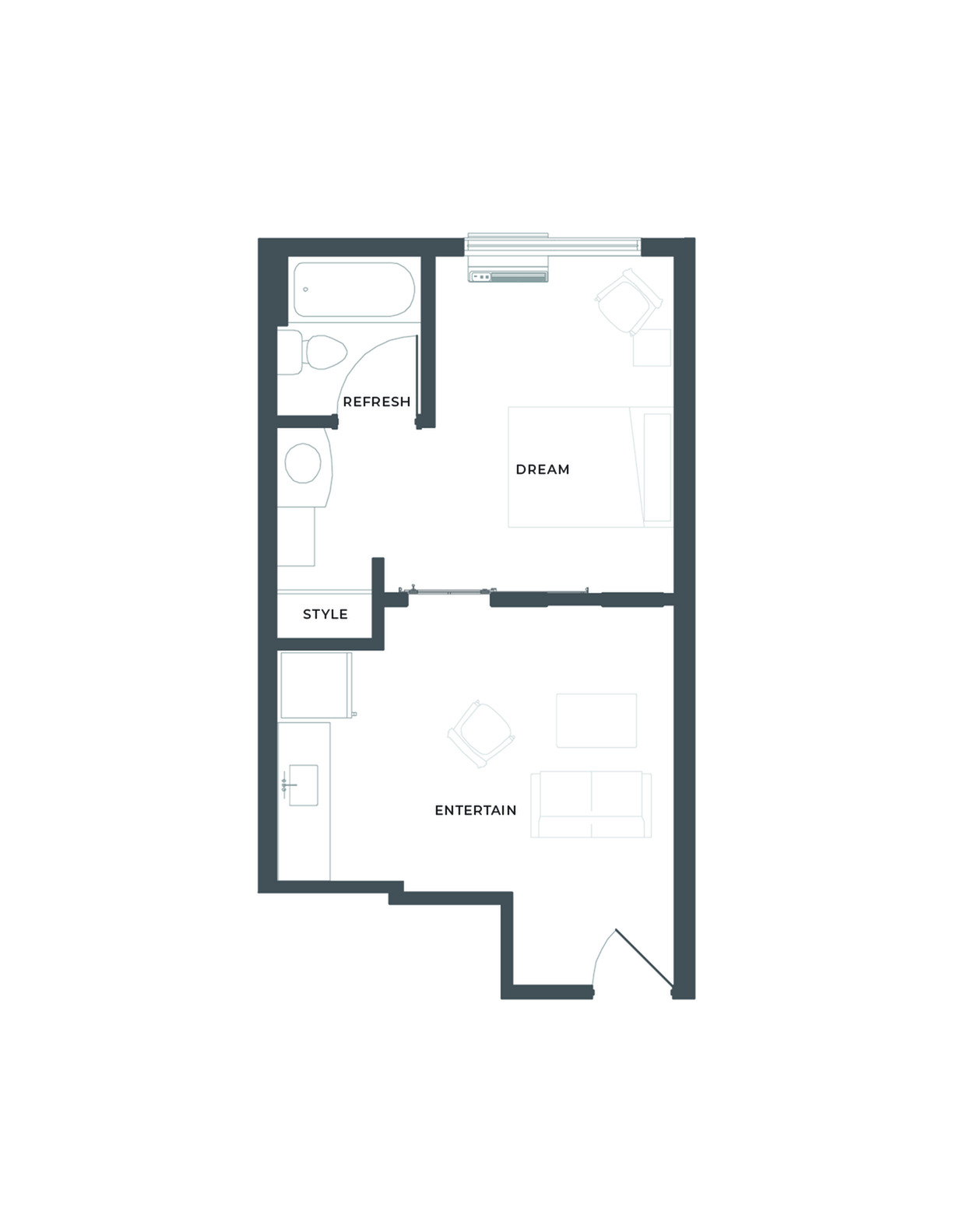 1 Bedroom Apartments in Raleigh, NC Floor Plans