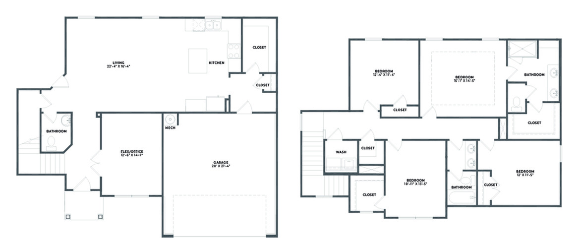 Oak Flex Floor Plan