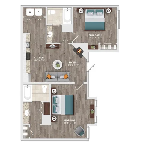 B2 Floor Plan Image