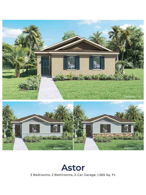 Astor Floor Plan Rendering