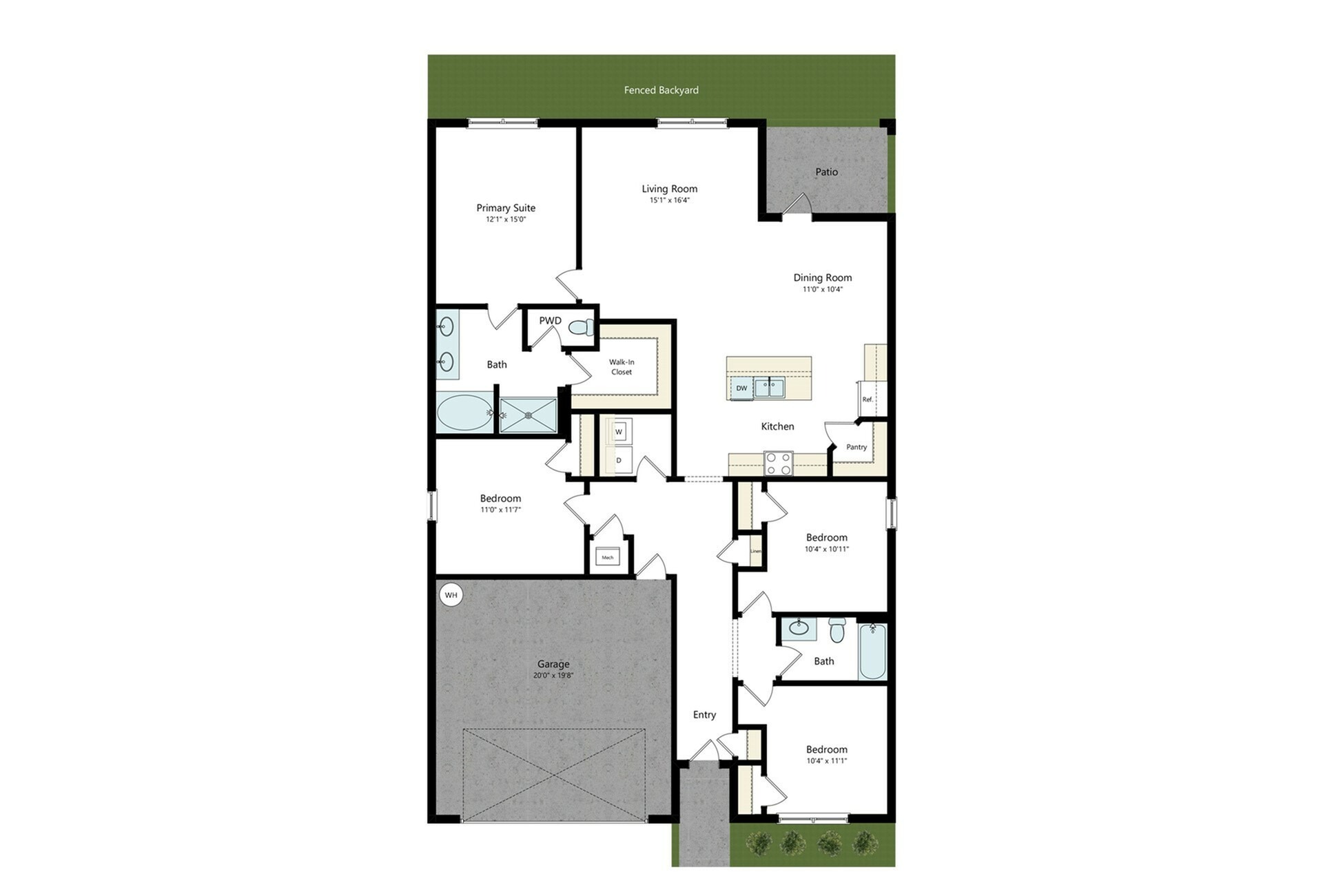 Pimento 4 Bed Apartment Covey Homes Jennings Place