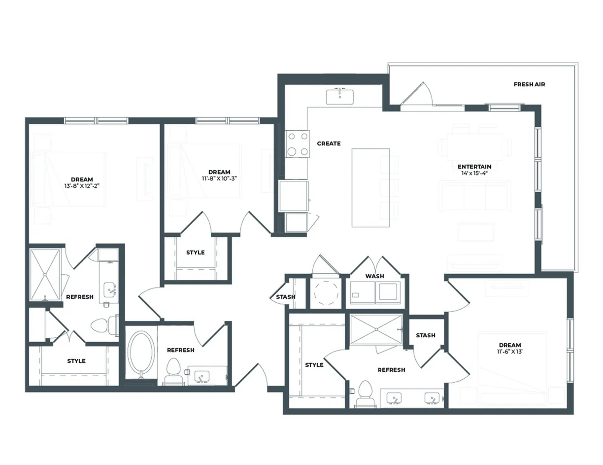 C1 Floor Plan