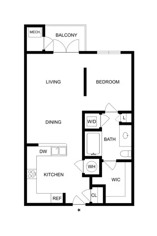 St Marks Studio Floorplan Image