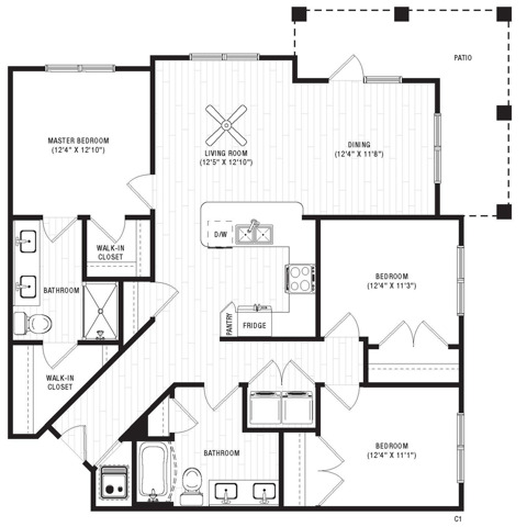 C1 Floor Plan