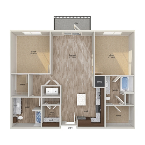 B2 Floor Plan Image
