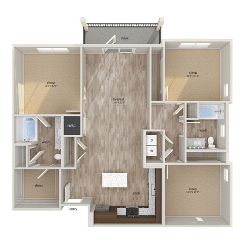 C1 Floor Plan Image