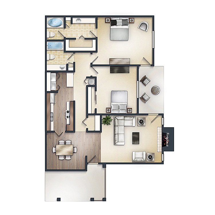 B2a Floor Plan Image