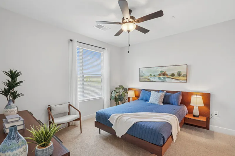 carpeted bedrooms