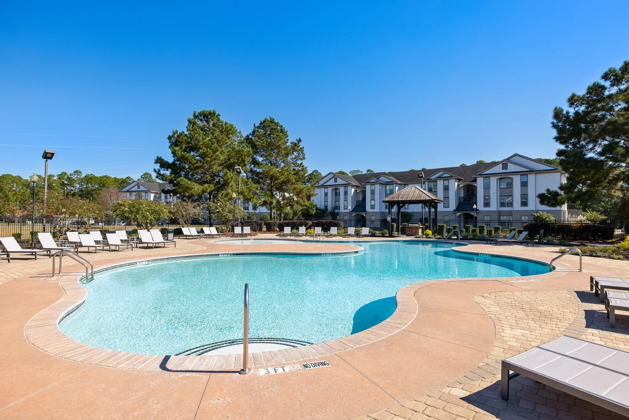 swimming pool with sun shelf