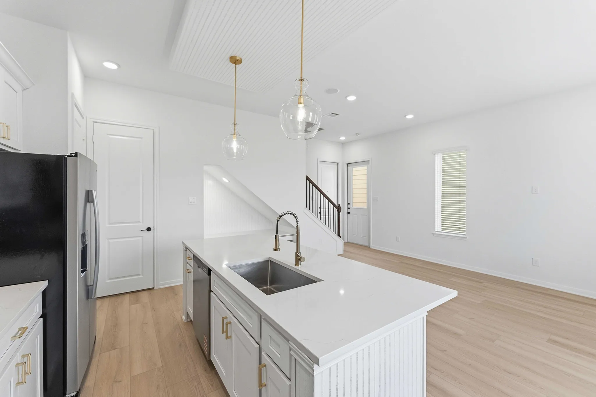large kitchen island
