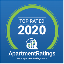 Award for 2020 Top Apartment Rating