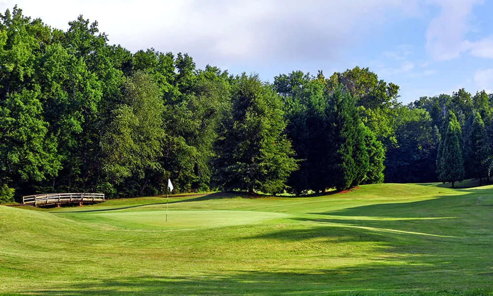 exterior golf course on sunny day