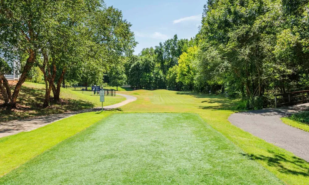 exterior golf course on sunny day