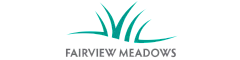 Fairview Meadows logo with green grass design