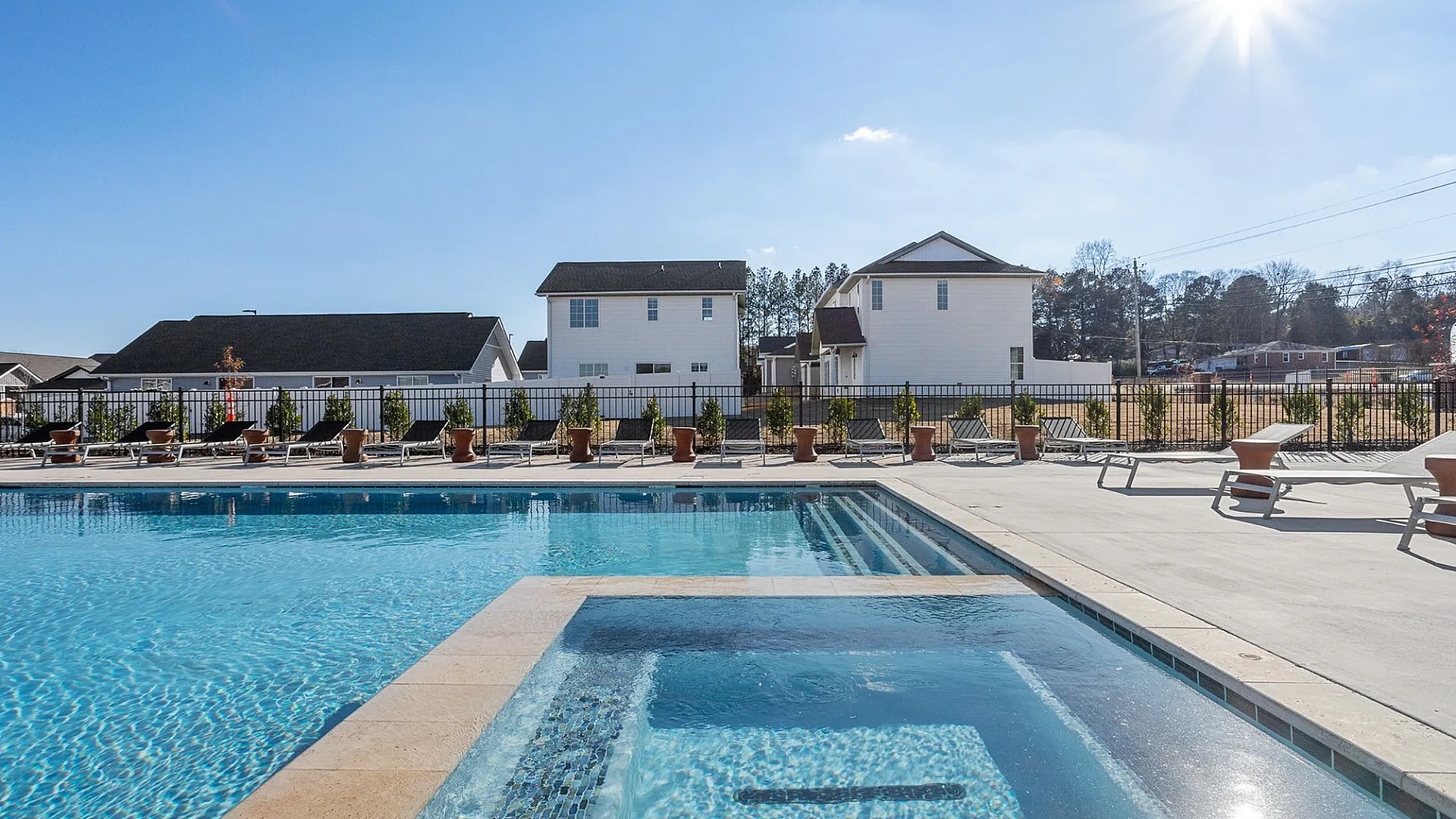 Sparkling Swimming Pool at Sanctuary at Indian Creek