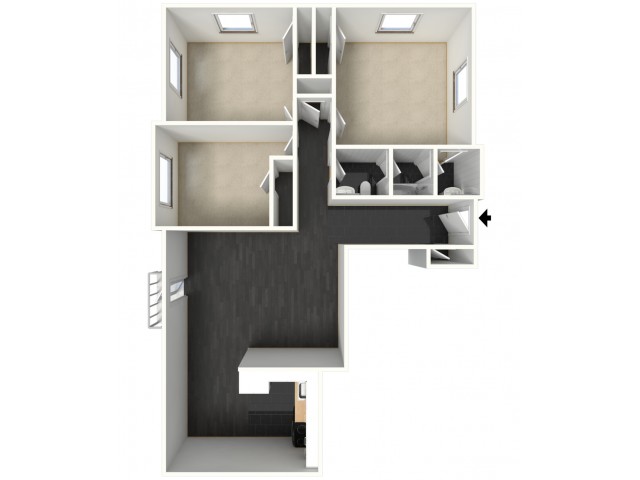 Large 3 Bedroom