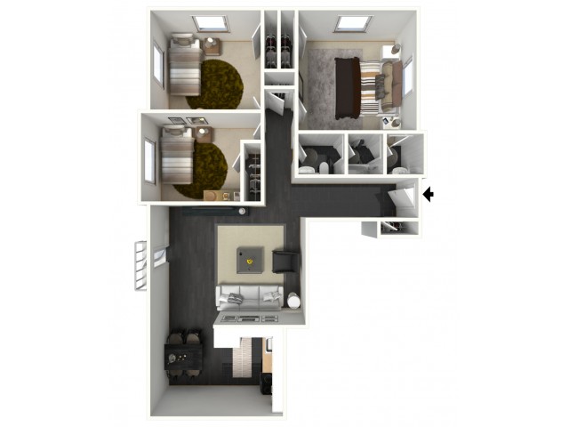 3 Bedroom Furnished