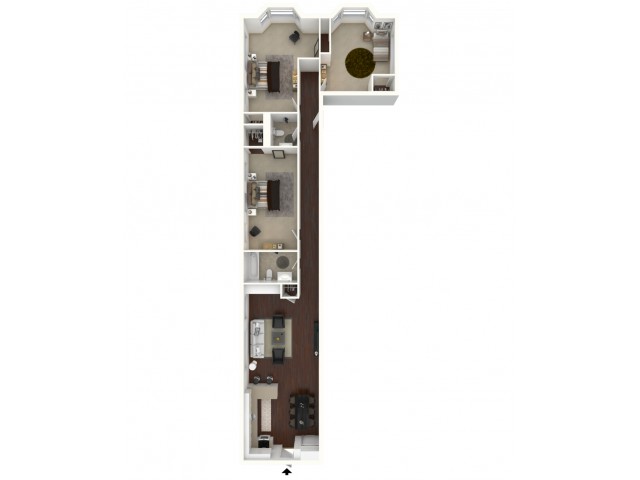 3 Bedroom Furnished