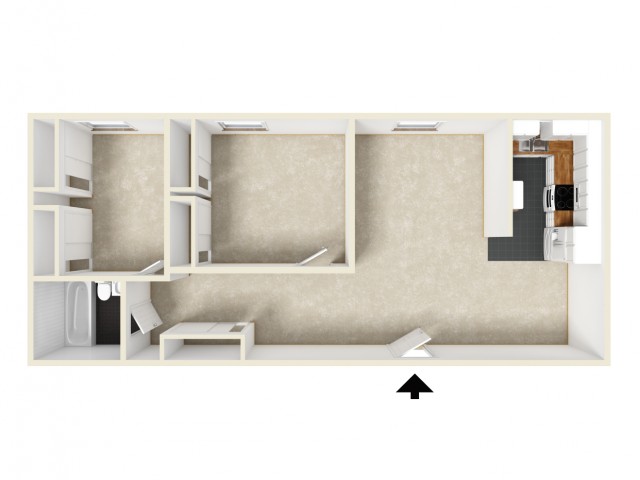 Lexington House Apartments - Two Bedroom Furnished-