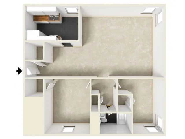 Penn State Apartments - Two Bedroom *Furnished-Standard-