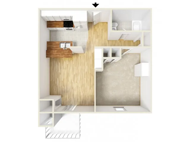 Nicholas Tower - One Bedroom Furnished