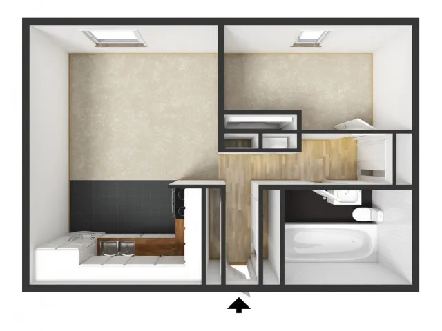 Carlton Apartments - One Bedroom Furnished
