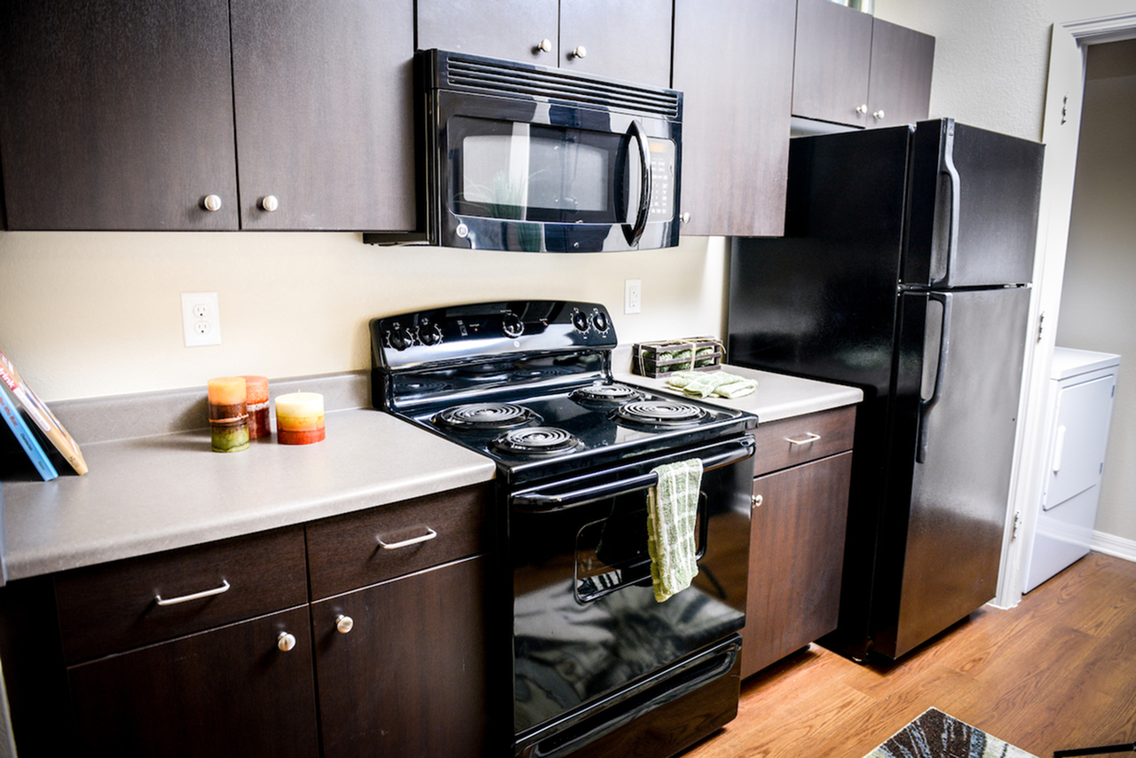 Image of All Black Appliances for Independence Place West Fayetteville