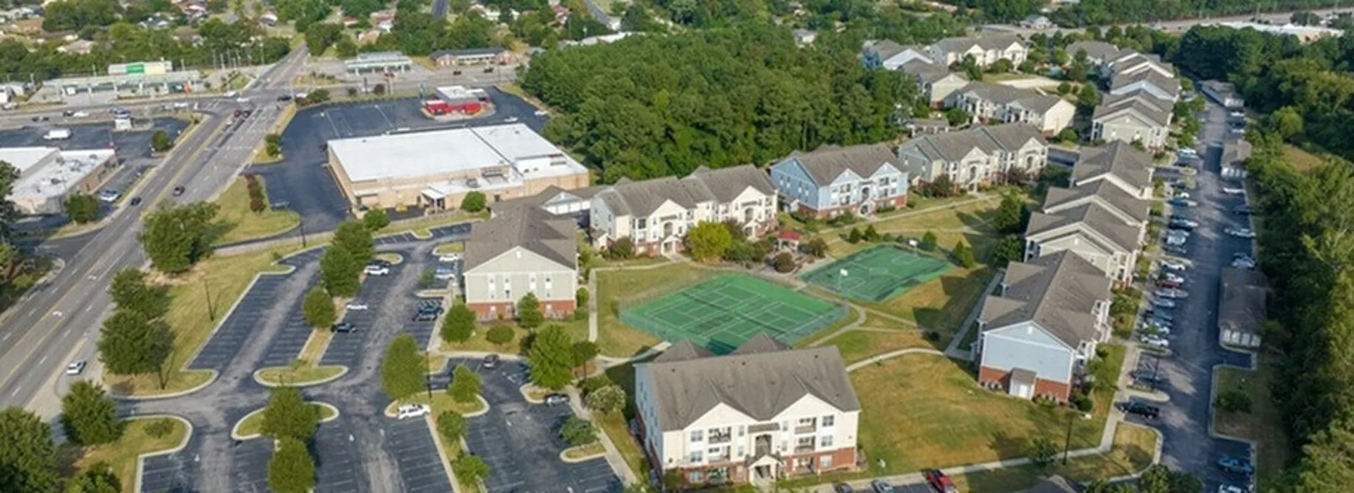 drone shot