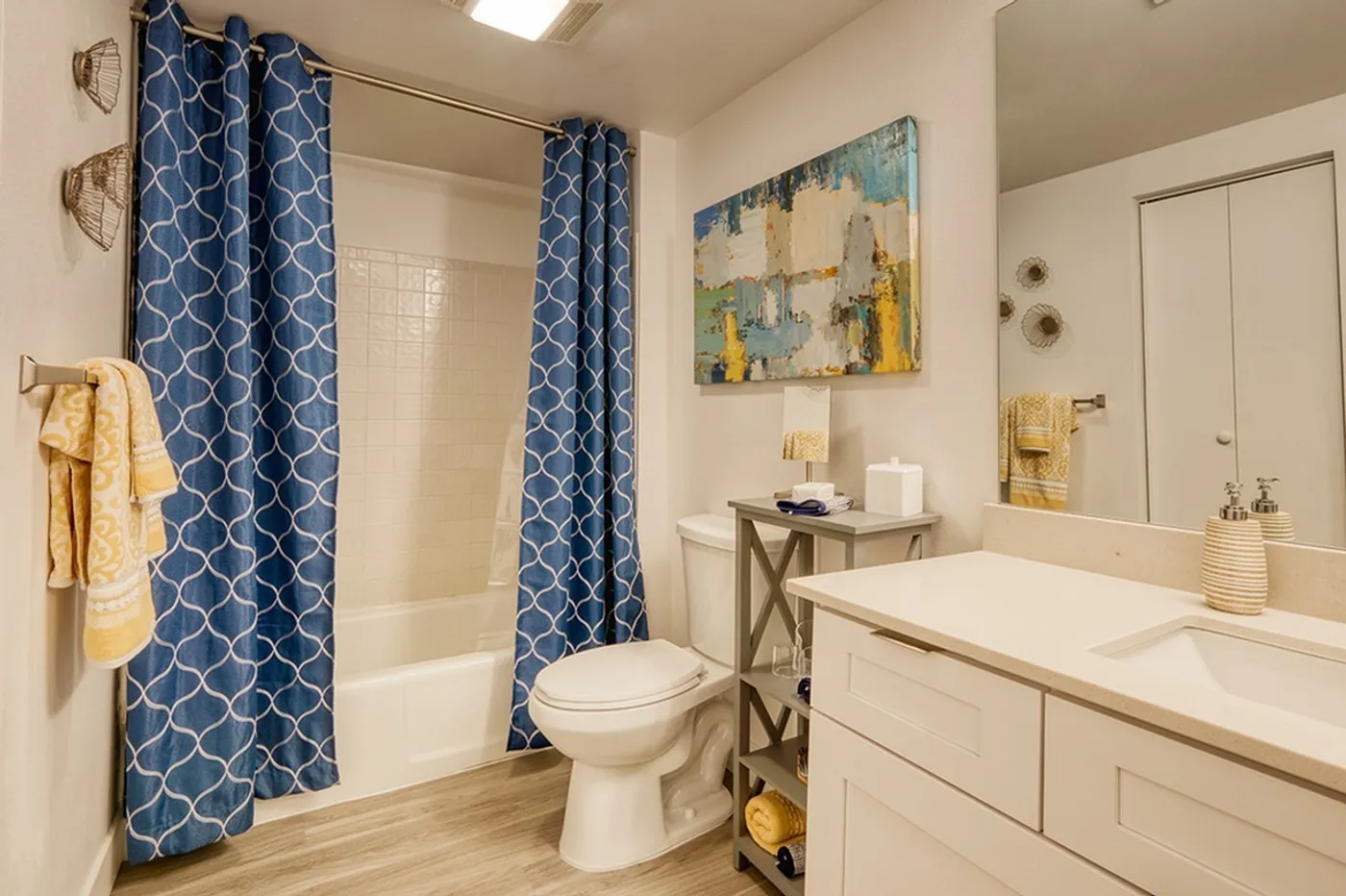 Model apartment bathroom