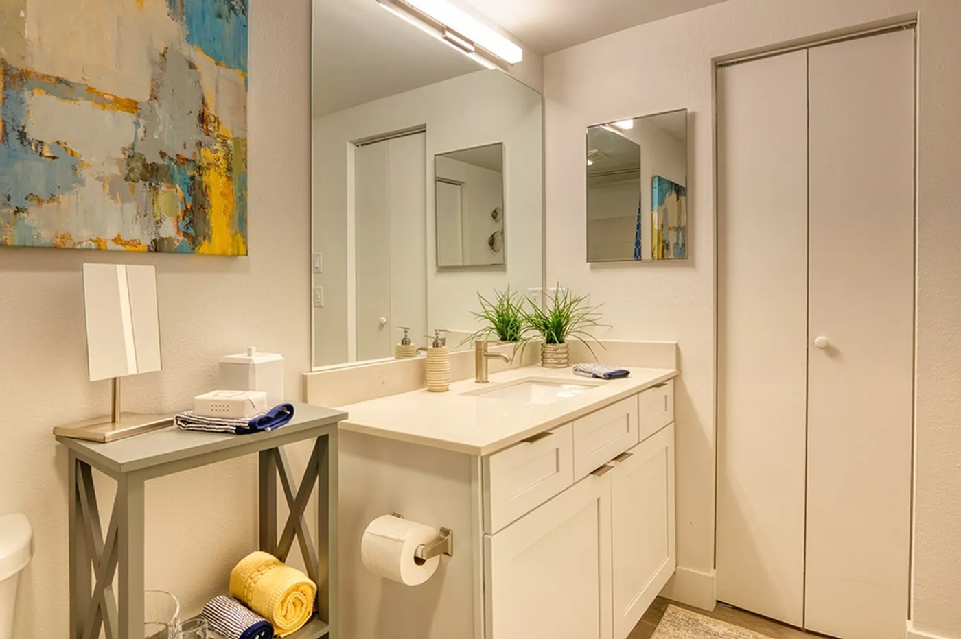 Model apartment bathroom