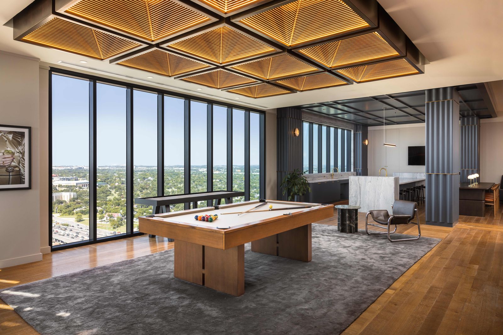 Resident lounge and games area