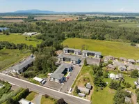 Alder Creek runs through the property