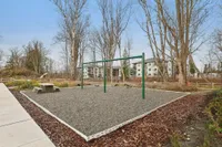 Swing sets and a playground