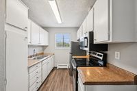 Modern galley kitchen