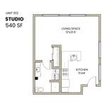 612_Studio_1F_540SF_Dim