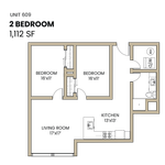 Two Bedroom Example