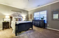 Floor plans feature large, spacious bedrooms that can accommodate oversized furniture.