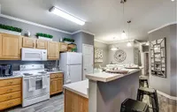 Aberdeen Apartments' floor plans feature spacious kitchens.