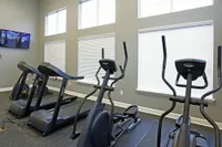 Get your miles in with a view and your favorite show—our treadmills and ellipticals come with built-in motivation.