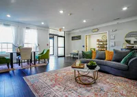 Whether you're hosting a book club or just catching up with neighbors, our cozy resident lounge and dining space make gatherings feel easy and inviting.
